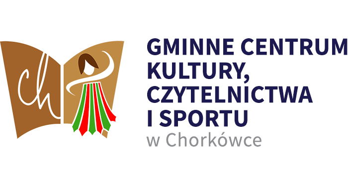 Logo Gminnego Centrum Kultury, Czytelnictwa i Sportu w Chorkówce