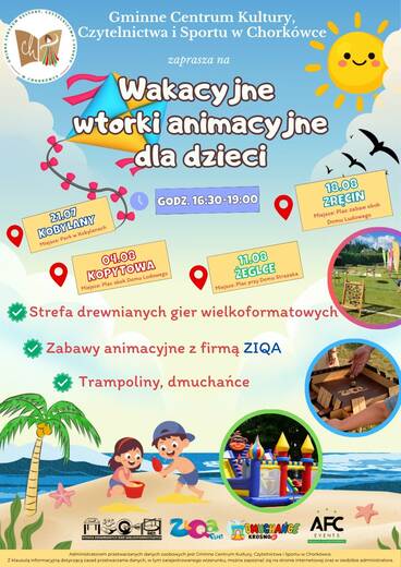Wakacyjne wtorki animacyjne dla dzieci (Kobylany)