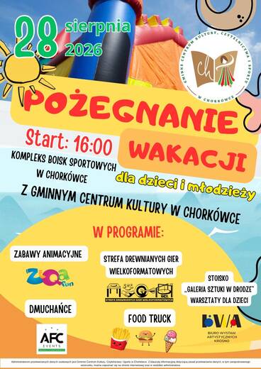 Pożegnanie Wakacji 2026