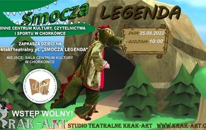 Zdjęcie do Zapraszamy dzieci na spektakl teatralny pt. &bdquo;SMOCZA LEGENDA&rdquo;