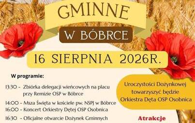Zdjęcie do Dożynki Gminne w B&oacute;brce
