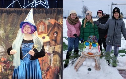 Zdjęcie do Spektakl teatralny pt. &bdquo;Zimowa opowieść&rdquo; oraz lepienie bałwanka ze śniegu 