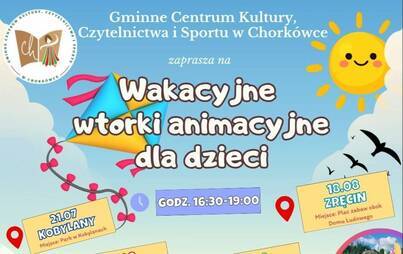 Zdjęcie do Wakacyjne wtorki animacyjne dla dzieci (Żeglce)