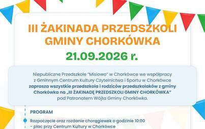 Zdjęcie do III Żakinada przedszkoli 