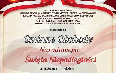 Zdjęcie do GMINNE OBCHODY ŚWIĘTA NIEPODLEGŁOŚCI 